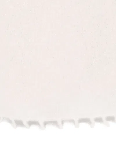 Liska Kaschmirschal Mit Ausgefransten Kanten In White