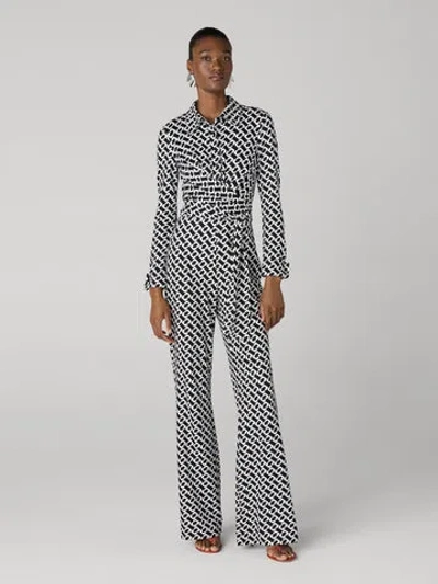 Diane Von Furstenberg Michele Jumpsuit In Black