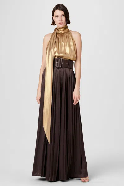 Toccin Dillon Skirt In Brown
