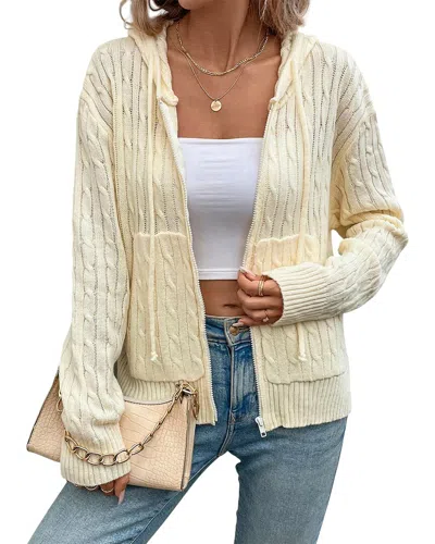 Charlotte Green Cardigan In Yellow