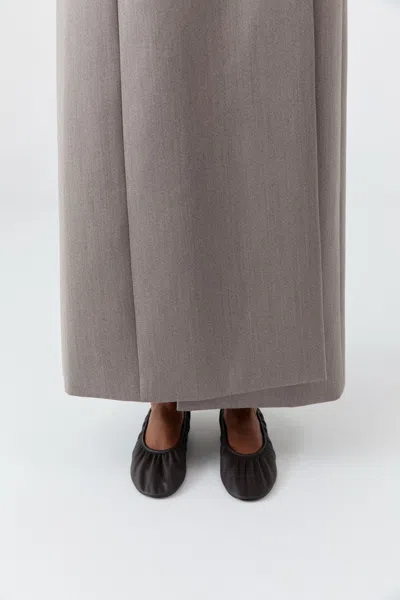 St Agni Classic Ballet Flat In Brown