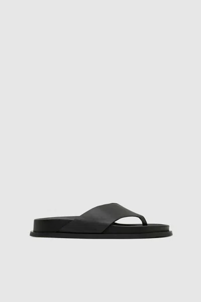 St Agni Classic Thong Slide In Black