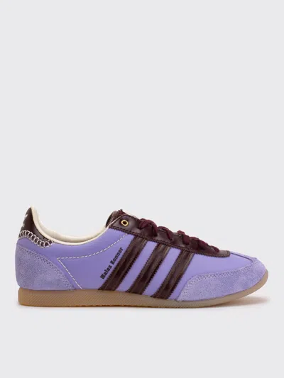 Adidas Originals X Wales Bonner Suede-leather Sneakers In Purple