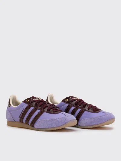 Adidas Originals X Wales Bonner Suede-leather Sneakers In Purple