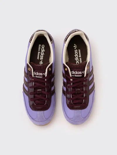 Adidas Originals X Wales Bonner Suede-leather Sneakers In Purple