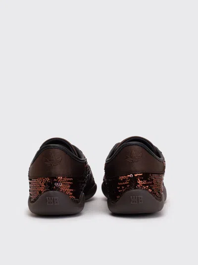Adidas Originals X Wales Bonner Karintha Lo Satin Sneakers In Brown
