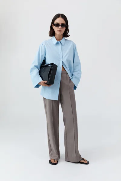 St Agni Oxford Shirt In Blue