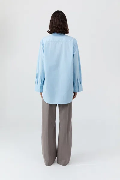 St Agni Oxford Shirt In Blue