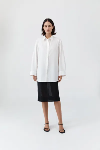 St Agni Oxford Shirt In White