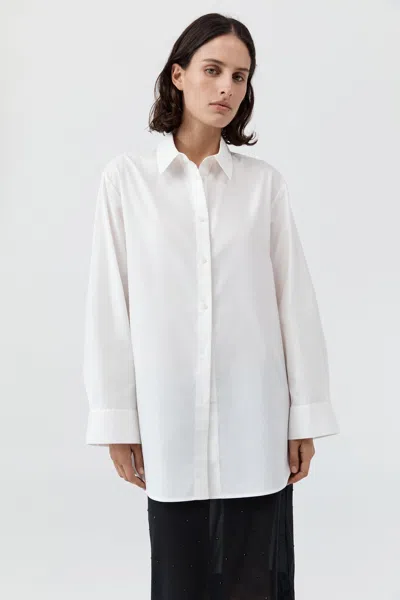 St Agni Oxford Shirt In White