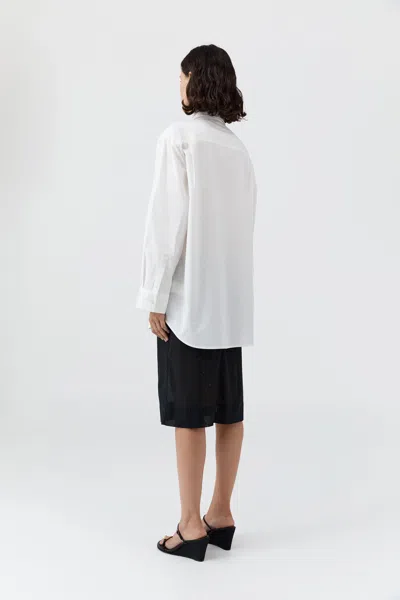 St Agni Oxford Shirt In White