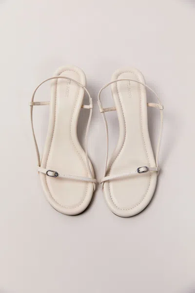 St Agni Petit Belt Sling Back Heel In Neutral