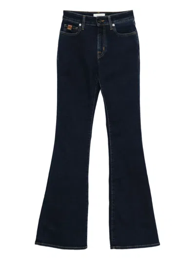 Jacob Cohen Logo-patch Jeans In Blue