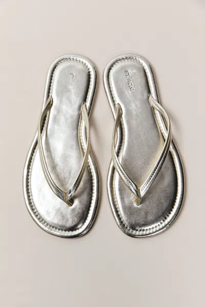 St Agni Thong Detail Slide In Gold