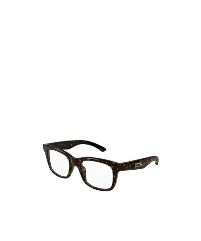 Balenciaga Eyewear Rectangular Frame Glasses In Black