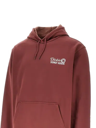 Dickies Logo-print Hoodie In Brown