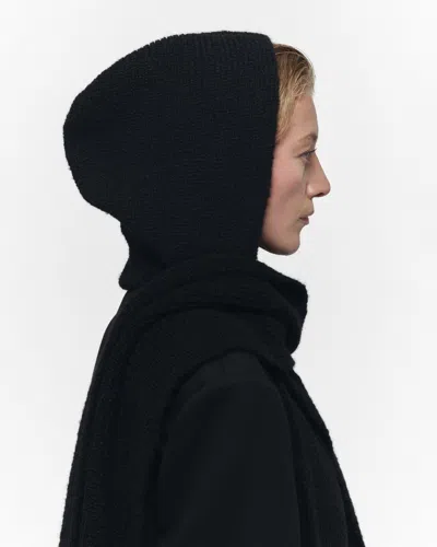 Janessa Leone Benji Alpaca-blend Headscarf In Black