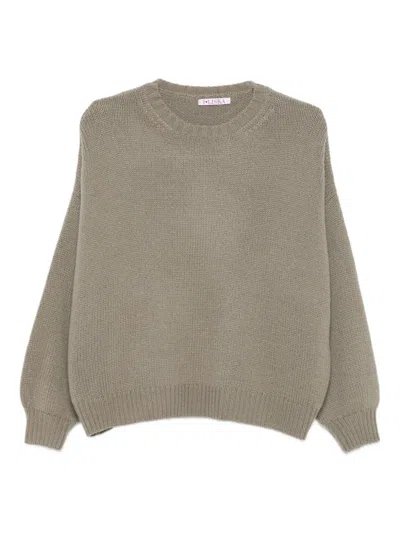 Liska Sandra Knitted Sweater In Green