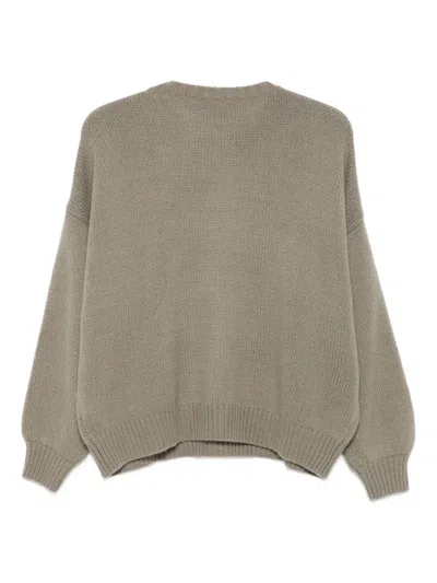 Liska Sandra Knitted Sweater In Green