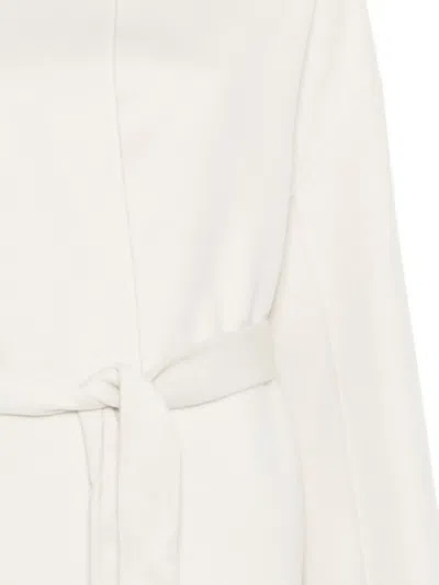 Liska Belted Coat In White