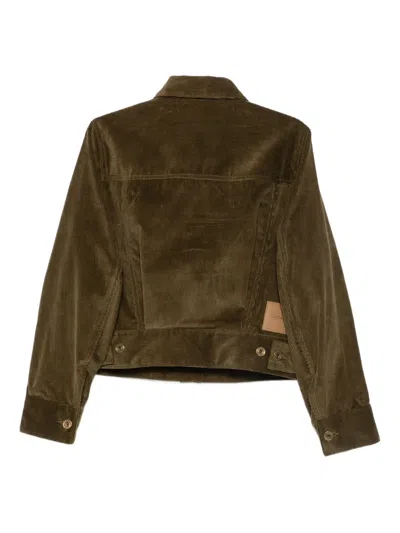 Jacob Cohen Corduroy Cropped Jacket In Multi