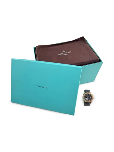 Pre-owned Patek Philippe X Tiffany & Co. 2020 Aquanaut 40mm In Brown