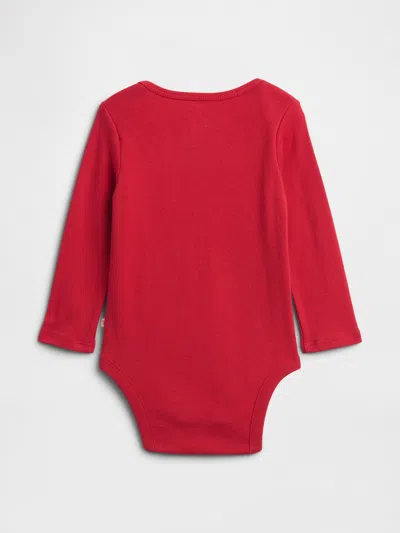 Gap Factory Baby Graphic Bodysuit In Red