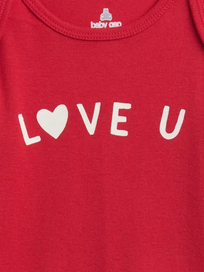 Gap Factory Baby Graphic Bodysuit In Red