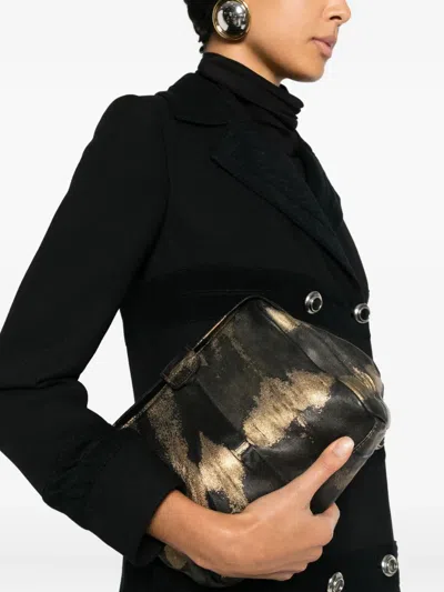 Sommet Flap Crossbody Bag In Black