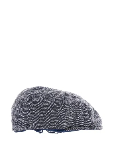 Kangol Flexfit Tweed Cap In Gray
