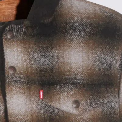 Levi's Giubbino Trucker James Plaid Paloma In Multi