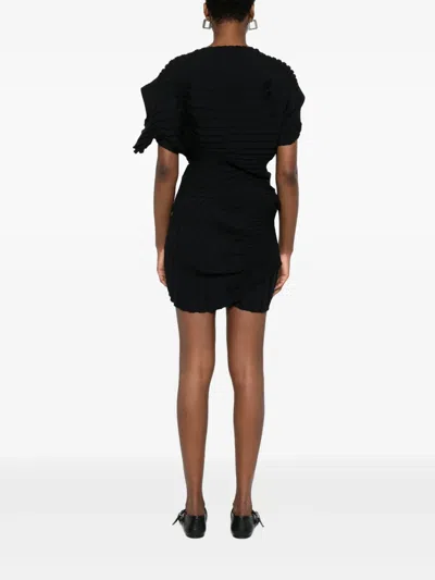 Issey Miyake Black Knit 'as It Is' Top In Black