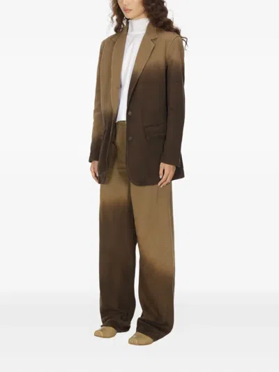 Uma Wang Jane Pocket Blazer In Brown