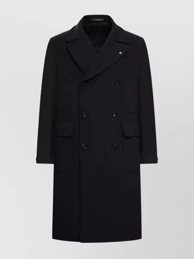 Tagliatore "sherry" Men`s Coat In Black