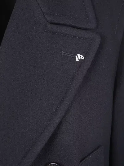 Tagliatore "sherry" Men`s Coat In Black