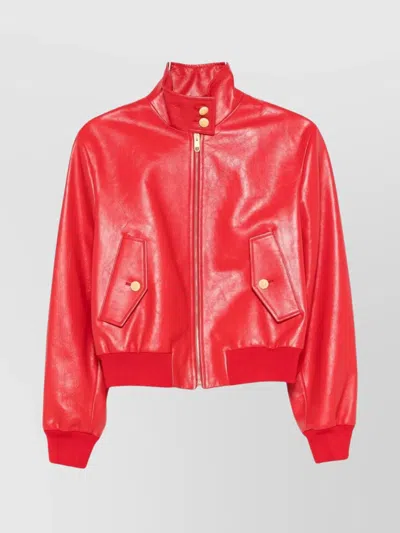 Bally Tailored Long Sleeve Blazer With Ribbed Cuffs In Black