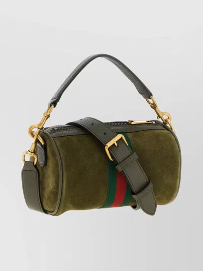 Gucci Mini Handbag Featuring Top Handle In Green