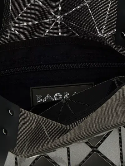 Bao Bao Issey Miyake Geometric Structured Handbag Top Handles In Gray
