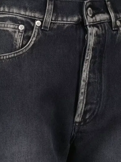 Moschino Straight Leg Trousers Featuring Five Pockets In Black