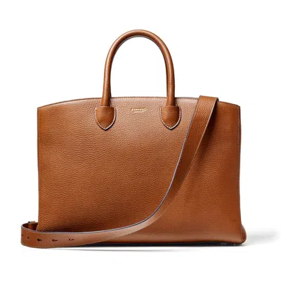 Aspinal Of London Madison Tote In Brown