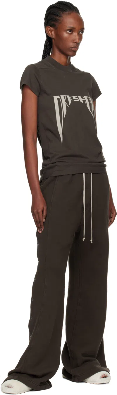 Rick Owens Drkshdw Level T Short-sleeved T-shirt In Gray