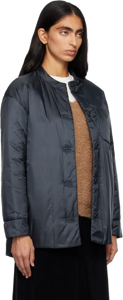 Max Mara Navy Picasso Jacket In Blue