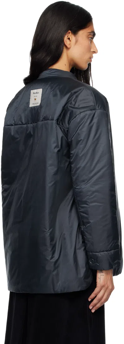 Max Mara Navy Picasso Jacket In Blue