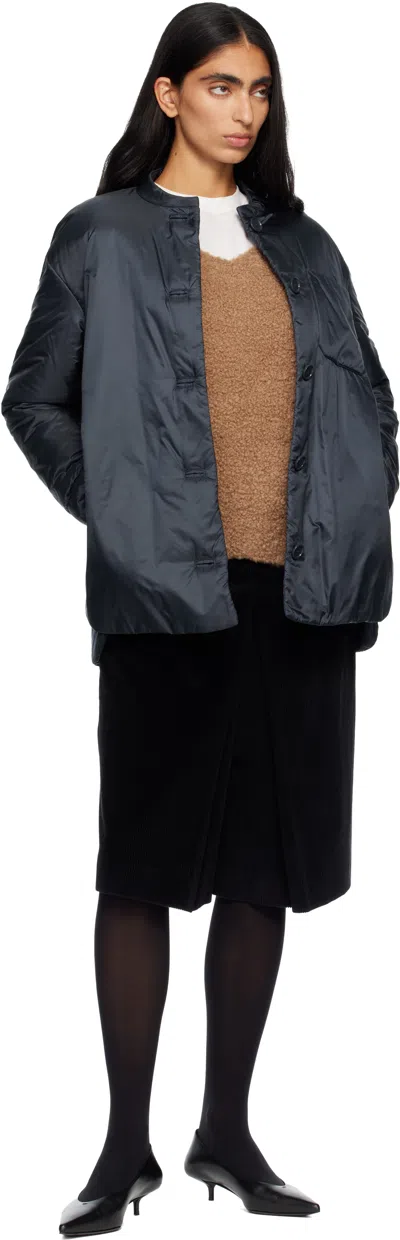 Max Mara Navy Picasso Jacket In Blue