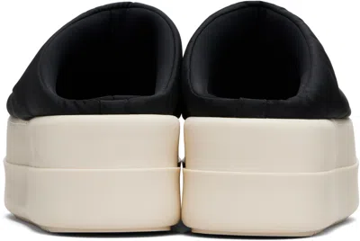 Rick Owens Drkshdw Black Concordians Mega Bumper Slip On Lunar Sneakers In Black