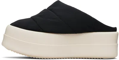 Rick Owens Drkshdw Black Concordians Mega Bumper Slip On Lunar Sneakers In Black