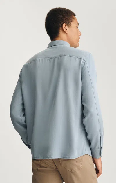 Mavi Tencel™ Long Sleeve Button-up Shirt In Tradewinds In Gray