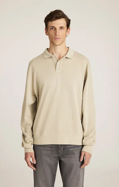 Mavi Polo Sweatshirt In Abbey Stone In Neutral