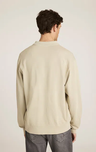 Mavi Polo Sweatshirt In Abbey Stone In Neutral