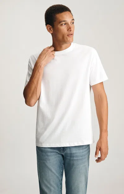 Mavi Short Sleeve Crew Neck T-shirt In Antique White